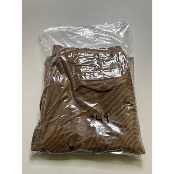 Vintage 90s Claiborne Corduroy Pants Men’s 38R Brown Wide Leg  Actual 36x32 - Picture 11 of 11